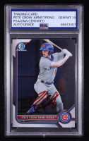 Pete Crow-Armstrong Signed 2022 Bowman Chrome Prospects #BCP102 RC (PSA Authentic | Auto 10) at PristineAuction.com