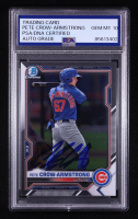 Pete Crow-Armstrong Signed 2021 Bowman Chrome Draft #BDC12 RC (PSA Authentic | Auto 10) at PristineAuction.com