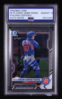 Pete Crow-Armstrong Signed 2021 Bowman Chrome Draft #BDC12 RC (PSA Authentic | Auto 10) at PristineAuction.com