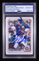 Pete Crow-Armstrong Signed 2020 Bowman Draft #BD72 RC (PSA Authentic | Auto 10) at PristineAuction.com