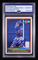 Pete Crow-Armstrong Signed 2021 Topps Pro Debut #PD167 RC (PSA Authentic | Auto 10) at PristineAuction.com