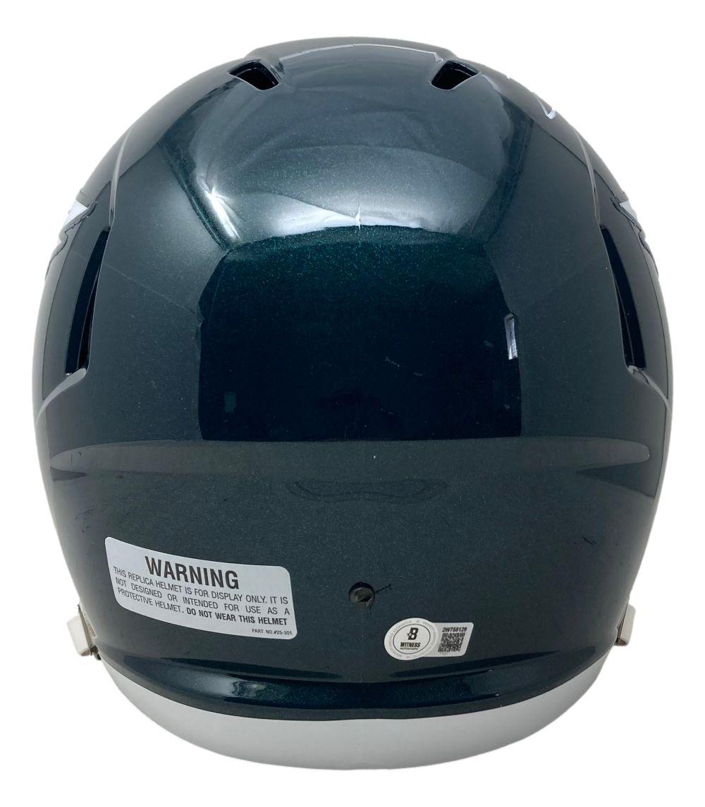 Zack Baun Signed Eagles Full-Size Speed Helmet (Beckett) at PristineAuction.com Zack Baun Signed Eagles Full-Size Speed Helmet (Beckett) at PristineAuction.com