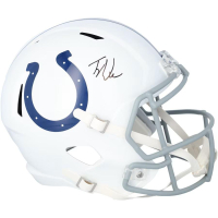Tyler Warren Signed Colts Full-Size Speed Helmet (Fanatics) at PristineAuction.com