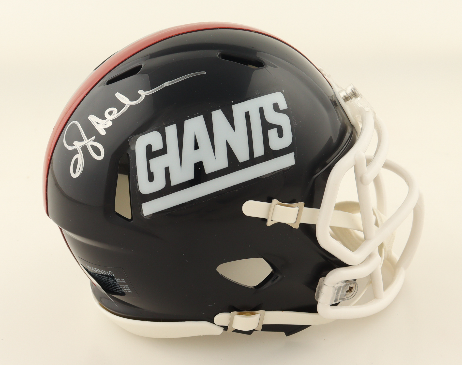 Ottis Anderson Signed Giants Throwback Mini Helmet (Beckett) at PristineAuction.com Ottis Anderson Signed Giants Throwback Mini Helmet (Beckett) at PristineAuction.com