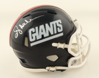Ottis Anderson Signed Giants Throwback Mini Helmet (Beckett) at PristineAuction.com