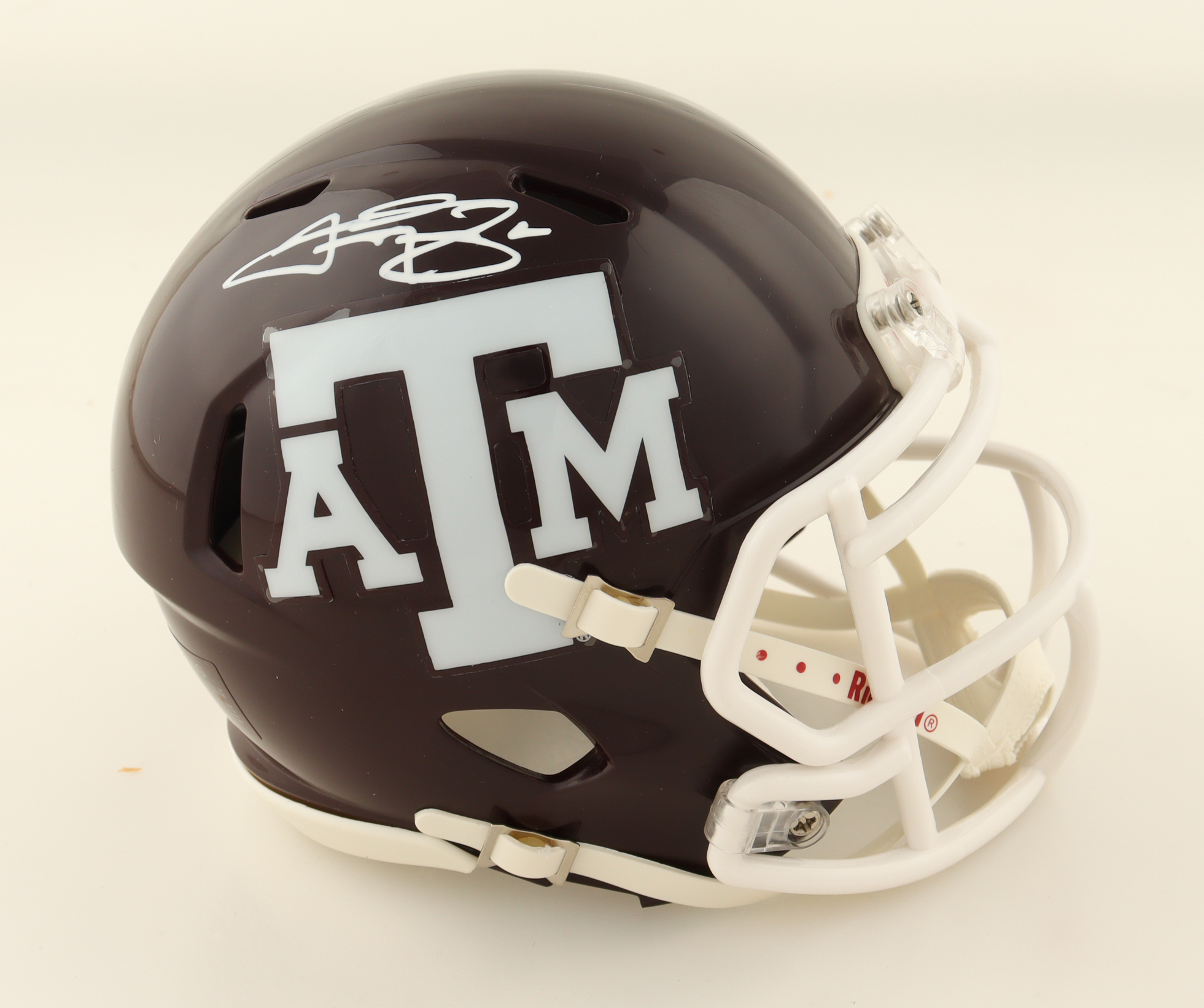 Johnny Manziel Signed Texas A&M Aggies Speed Mini Helmet (Schwartz) at PristineAuction.com Johnny Manziel Signed Texas A&M Aggies Speed Mini Helmet (Schwartz) at PristineAuction.com