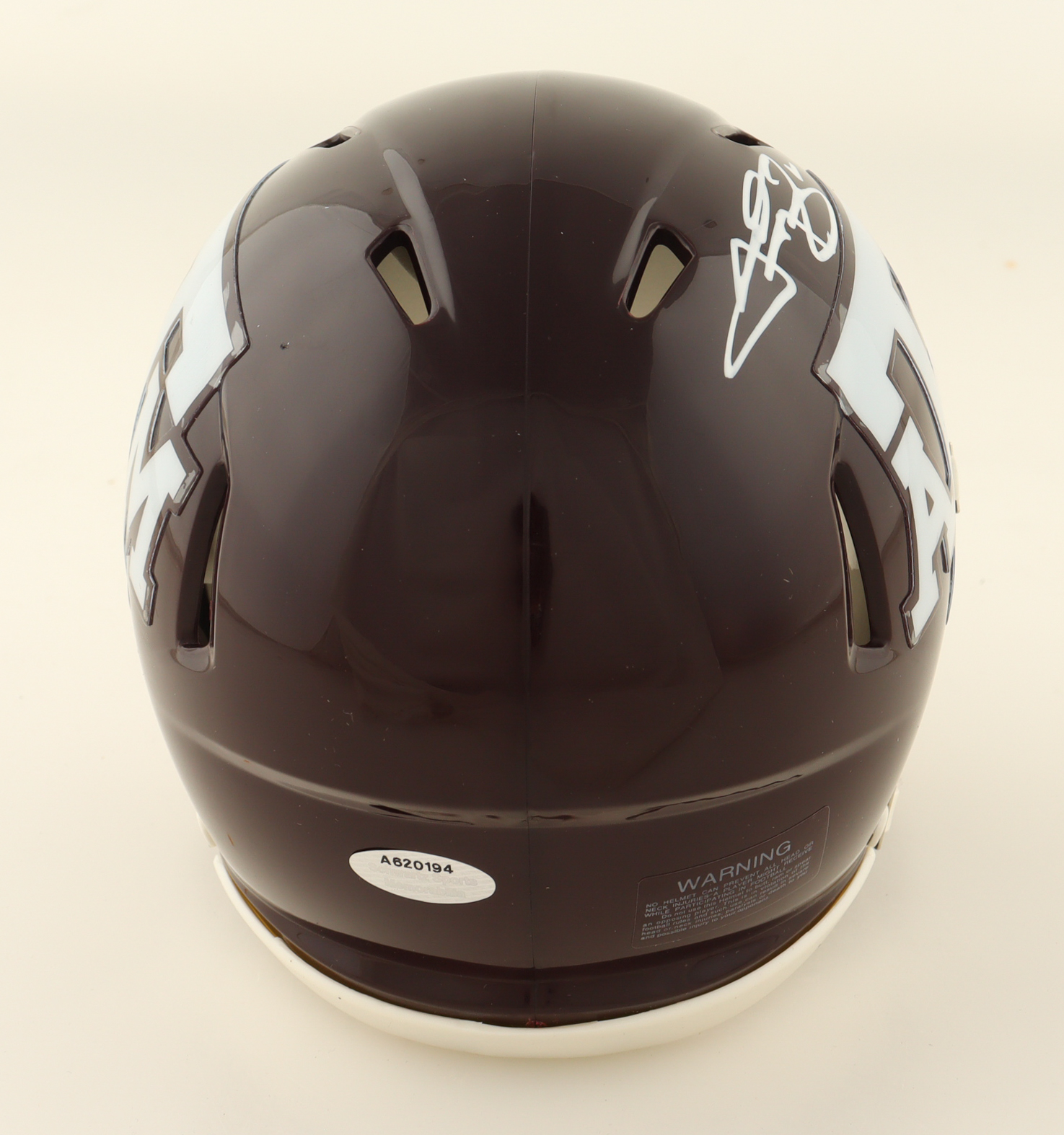 Johnny Manziel Signed Texas A&M Aggies Speed Mini Helmet (Schwartz) at PristineAuction.com Johnny Manziel Signed Texas A&M Aggies Speed Mini Helmet (Schwartz) at PristineAuction.com