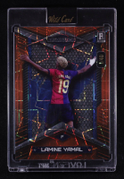 Lamine Yamal 2024 Wild Card Alumination Orange Lazer #ABC-LY7 #01/40 RC at PristineAuction.com