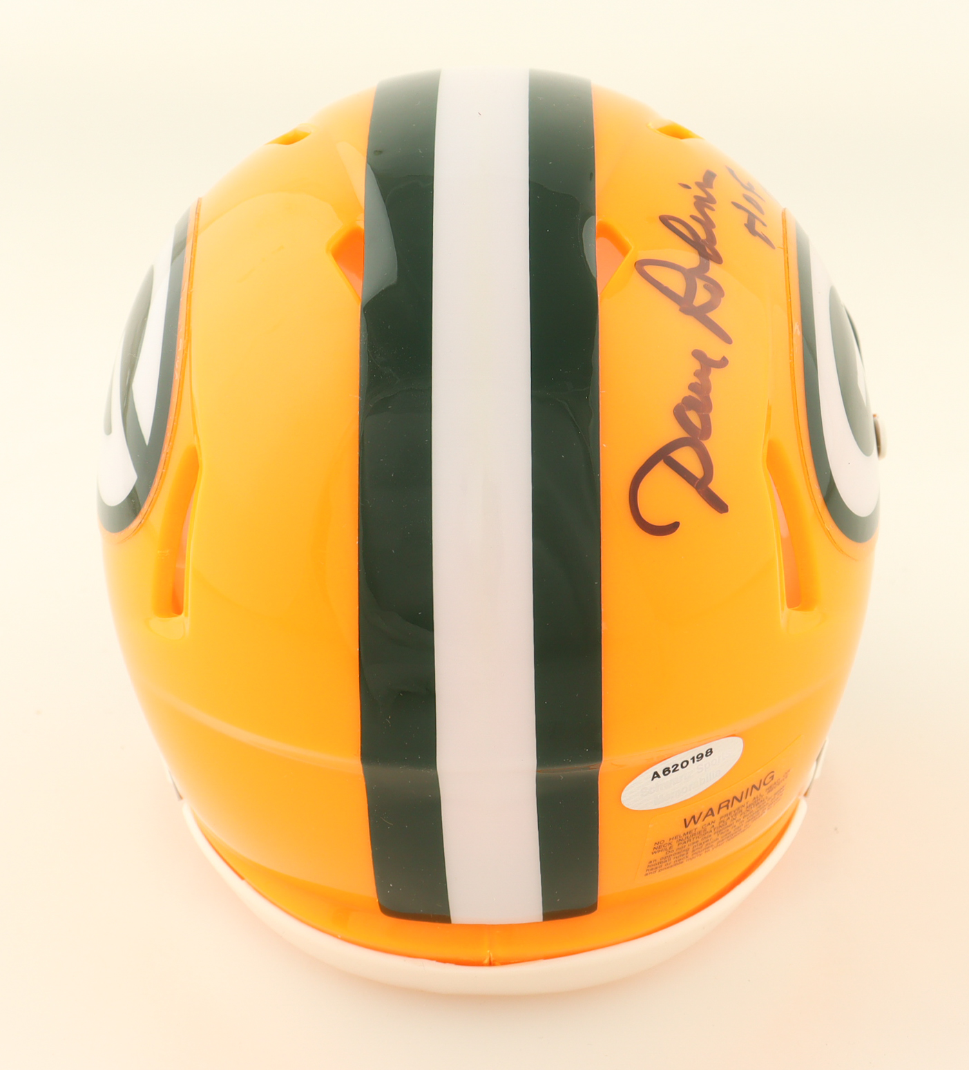 Dave Robinson Signed Packers Speed Mini Helmet Inscribed "HOF 2013" (Schwartz) at PristineAuction.com Dave Robinson Signed Packers Speed Mini Helmet Inscribed "HOF 2013" (Schwartz) at PristineAuction.com