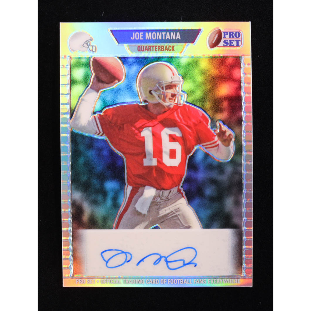 Joe Montana 2024 Leaf Metal Legacy Collection #89P-JM2 Autograph Silver Prismatic SP Variation #24/35 at PristineAuction.com