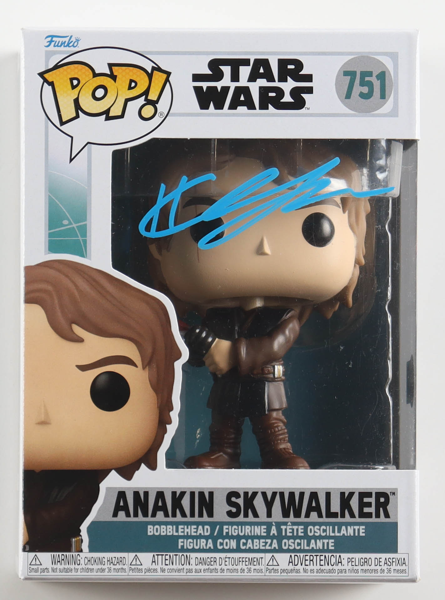 Hayden Christensen Signed "Star Wars" #751 Anakin Skywalker Bobble-Head Funko Pop! Vinyl Figure (PSA) at PristineAuction.com Hayden Christensen Signed "Star Wars" #751 Anakin Skywalker Bobble-Head Funko Pop! Vinyl Figure (PSA) at PristineAuction.com