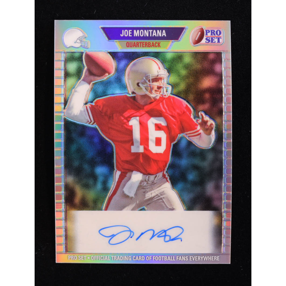 Joe Montana 2024 Leaf Metal Legacy Collection #89P-JM2 Autograph Silver Prismatic SP Variation #10/35 at PristineAuction.com
