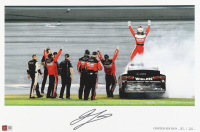 Jesse Love Signed LE "2025 United Rentals 300 Victory" 12x18 Print (PA) at PristineAuction.com