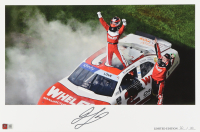 Jesse Love Signed LE "2025 United Rentals 300 Victory" 12x18 Print (PA) at PristineAuction.com