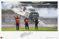Jesse Love Signed LE "2025 United Rentals 300 Victory" 12x18 Print (PA) at PristineAuction.com