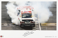 Jesse Love Signed LE "2025 United Rentals 300 Victory" 12x18 Print (PA) at PristineAuction.com