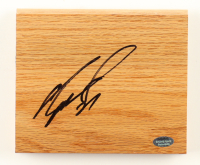 Dominique Wilkins Signed 5x6 Wood Floor Piece (Schwartz) at PristineAuction.com