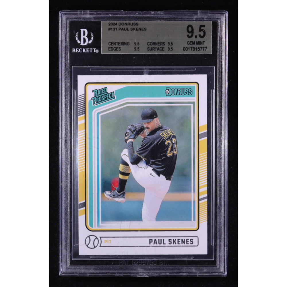 Paul Skenes 2024 Donruss Rated Prospect #131 RC (BGS 9.5) at PristineAuction.com