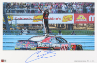 Connor Zilisch Signed LE "2024 Mission 200 at The Glen Debut Victory" 12x18 Print (PA) at PristineAuction.com