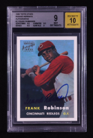Frank Robinson 1999 Topps Stars Rookie Reprints Autographs #1 #35 (BGS 9 | Autograph Grade 10) at PristineAuction.com