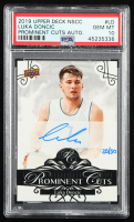 Luka Doncic 2019 Upper Deck National Convention Prominent Cuts Autographs #PCALD #20/30 (PSA 10) at PristineAuction.com
