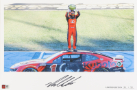 Ross Chastain Signed LE "2024 Hollywood Casino 400 Victory" 12x18 Print (PA) at PristineAuction.com
