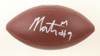 Nate Marshall Signed NFL Football (PSA) at PristineAuction.com