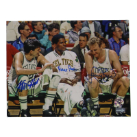Larry Bird, Robert Parish & Kevin McHale Signed Celtics 8x10 Photo (NEP & Bird) at PristineAuction.com