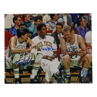 Larry Bird, Robert Parish & Kevin McHale Signed Celtics 8x10 Photo (NEP & Bird) at PristineAuction.com