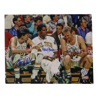 Larry Bird, Robert Parish & Kevin McHale Signed Celtics 8x10 Photo (NEP & Bird) at PristineAuction.com