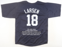 Don Larsen Signed Career Highlight Stat Jersey (JSA) at PristineAuction.com
