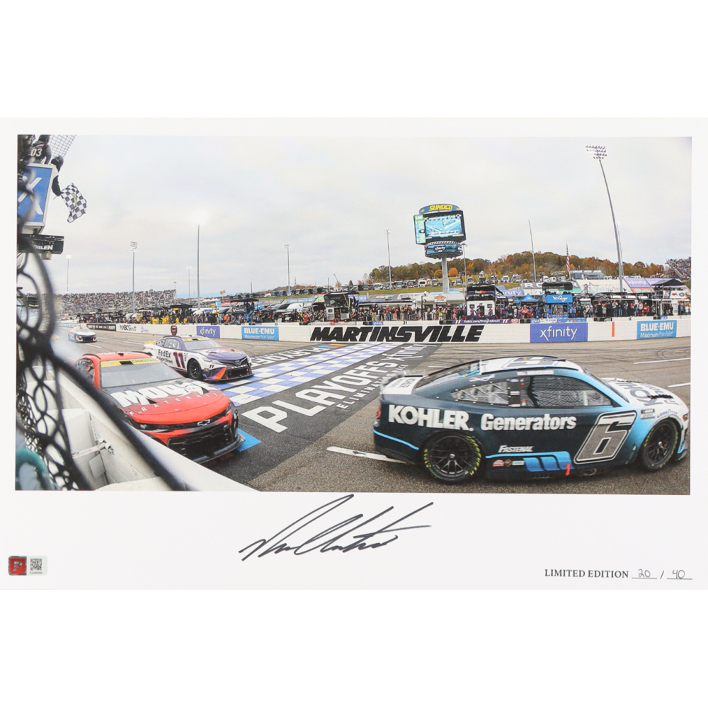 Ross Chastain Signed LE "Hail Melon at Martinsville" 12x18 Print (PA) at PristineAuction.com