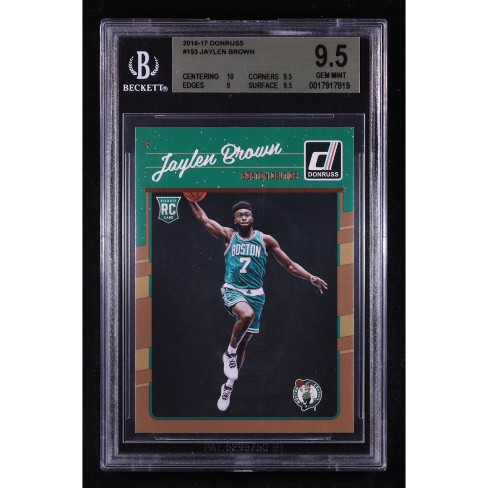 Jaylen Brown 2016-17 Donruss #153 RC (BGS 9.5) at PristineAuction.com