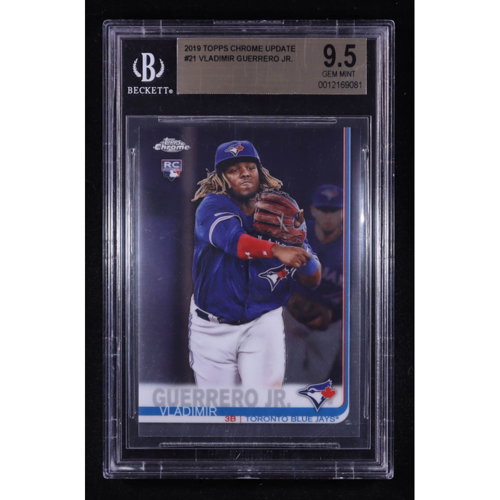 Vladimir Guerrero Jr. 2019 Topps Chrome Update #21 RC (BGS 9.5) at PristineAuction.com