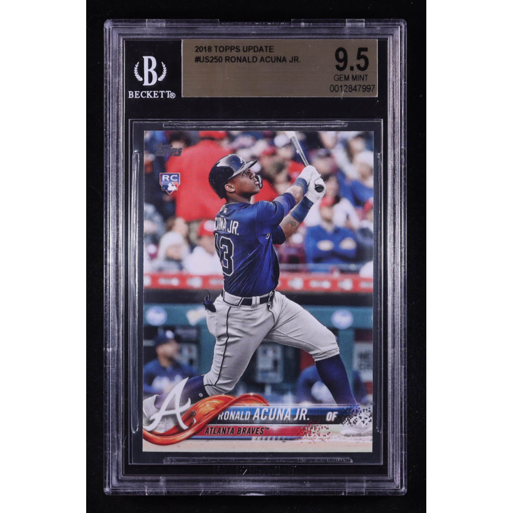 Ronald Acuna 2018 Topps Update #US250 RC (BGS 9.5) at PristineAuction.com