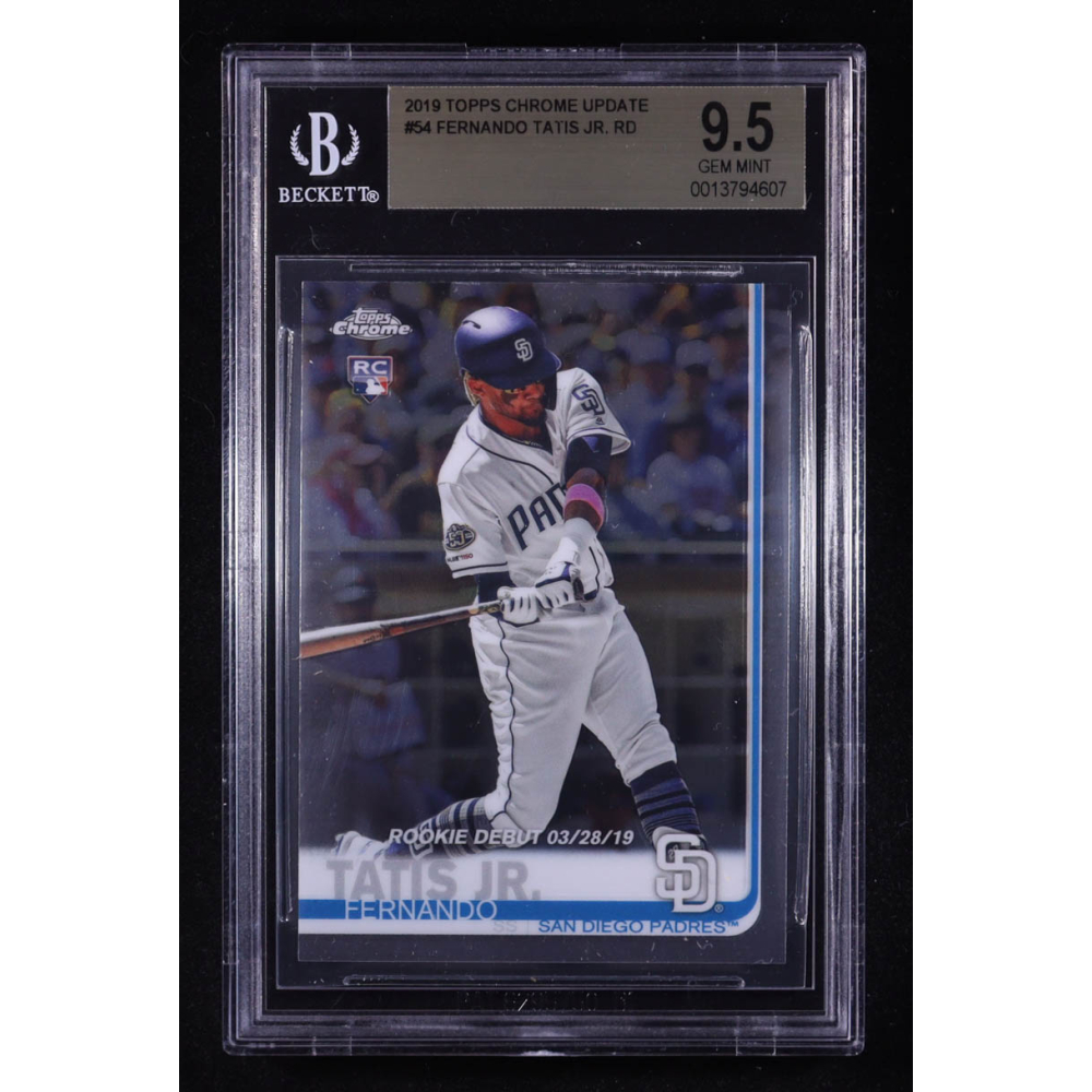 Fernando Tatis Jr. 2019 Topps Chrome Update #54 RC (BGS 9.5) at PristineAuction.com