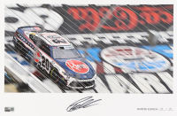 Christopher Bell Signed LE "2024 Coca-Cola 600 Victory" 12x18 Print (PA) at PristineAuction.com