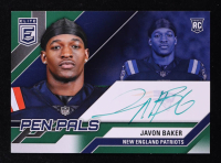 Javon Baker 2024 Elite Pen Pals Green Ink #39 RC at PristineAuction.com