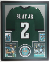 Darius Slay Jr. Signed Eagles Custom Framed Jersey Display (Beckett) at PristineAuction.com