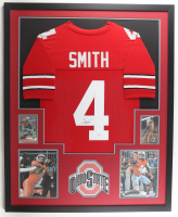 Jeremiah Smith Signed Ohio State Buckeyes Custom Framed Jersey Display (JSA) at PristineAuction.com