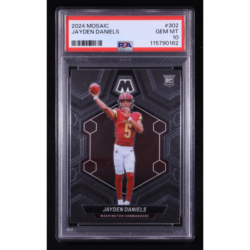 Jayden Daniels 2024 Mosaic #302 RC (PSA 10) at PristineAuction.com