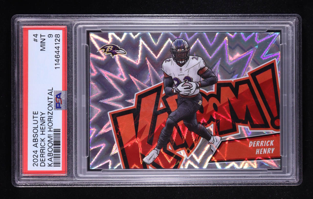Derrick Henry 2024 Absolute Kaboom Horizontal #4 (PSA 9) at PristineAuction.com Derrick Henry 2024 Absolute Kaboom Horizontal #4 (PSA 9) at PristineAuction.com