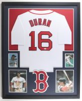 Jarren Duran Signed Red Sox Custom Framed Jersey Display (JSA) at PristineAuction.com