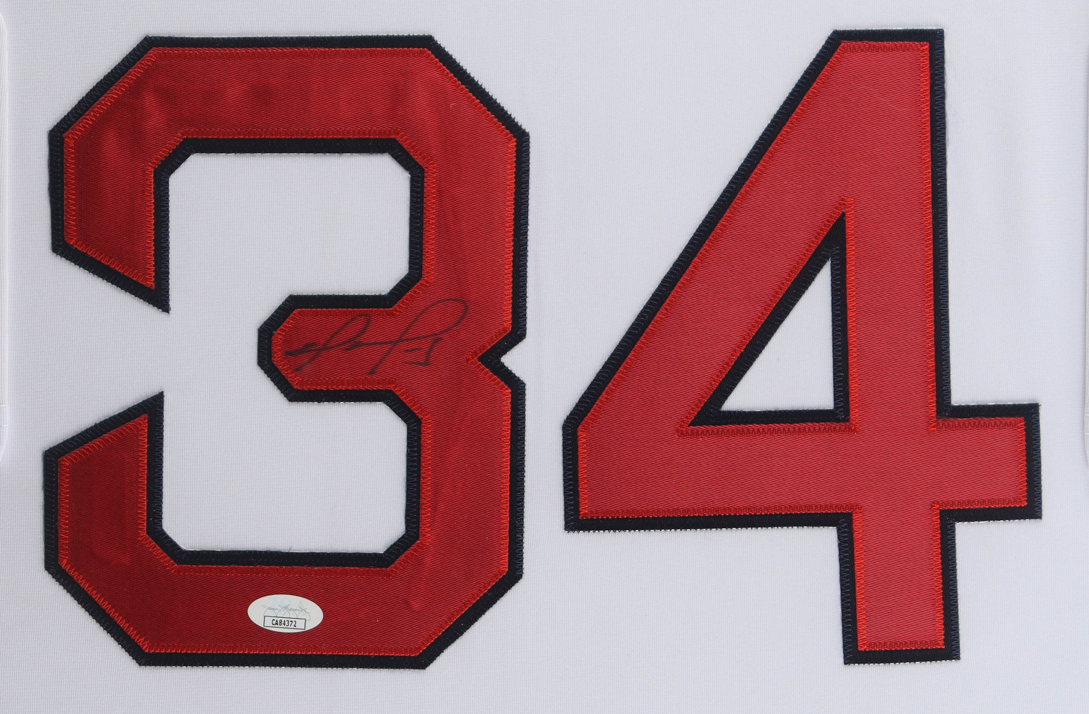 David Ortiz Signed Red Sox Custom Framed Jersey Display (JSA) at PristineAuction.com David Ortiz Signed Red Sox Custom Framed Jersey Display (JSA) at PristineAuction.com