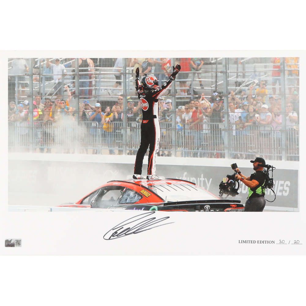Christopher Bell Signed LE "2022 Ambetter 301 Victory" 12x18 Print (PA) at PristineAuction.com