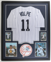 Anthony Volpe Signed Yankees Custom Framed Jersey Display (JSA) at PristineAuction.com