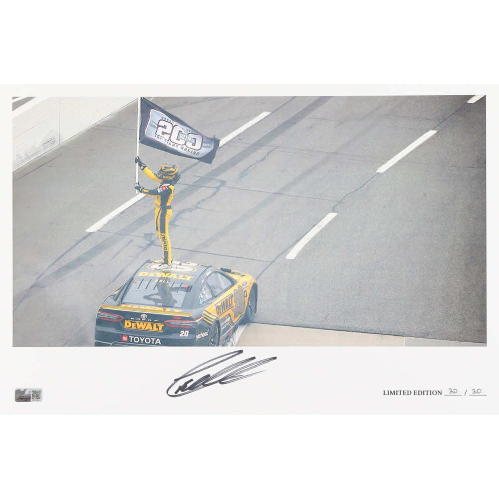 Christopher Bell Signed LE "2022 Xfinity 500 Victory" 12x18 Print (PA) at PristineAuction.com