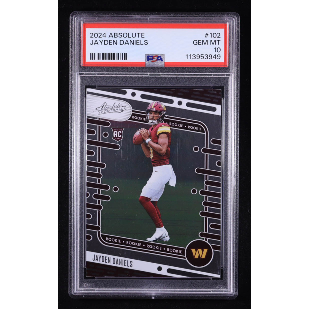 Jayden Daniels 2024 Absolute #102 RC (PSA 10) at PristineAuction.com