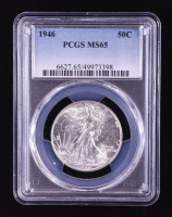 1946 Walking Liberty Silver 50C Half Dollar (PCGS MS65) at PristineAuction.com