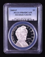 2009-P Abraham Lincoln Commemorative Proof Silver $1 Dollar (PCGS PR69DCAM) at PristineAuction.com